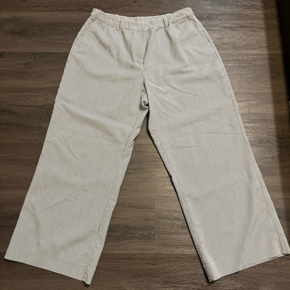 Jaclyn Smith Pinstriped Trousers